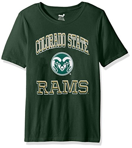 NCAA Colorado State Rams Boys Outerstuff Gridiron Hero Short Sleeve Tee Team Color  Youth Large 12-14