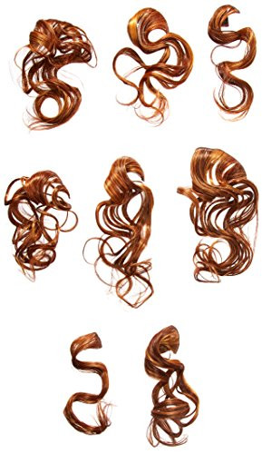 Hairdo 8 piece Wavy Hair Extension Kit Glazed Fire 18 Inch