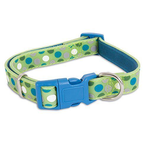 Petmate GID Easy to Clean Dots Adjustable Leash 58 x 10-14 Lime