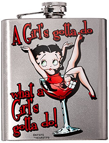 Betty Boop A Girls Gotta Do Hip Flask