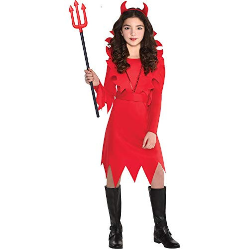 SUIT YOURSELF Devious Devil Halloween Costume for Girls with Accessories Multicolor Large 8402394