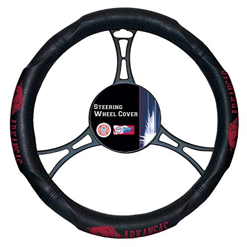 Arkansas Razorbacks Steering Wheel Cover 14_5-15_5