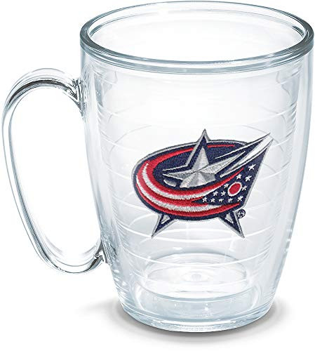 Tervis NHL Columbus Blue Jackets Mug Emblem 16 oz Clear