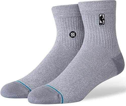 Stance Mens A356A20LOG Logoman St Qtr Sock Greyheather - L Stance Mens A356A20LOG Logoman St Qtr Sock Greyheather - L