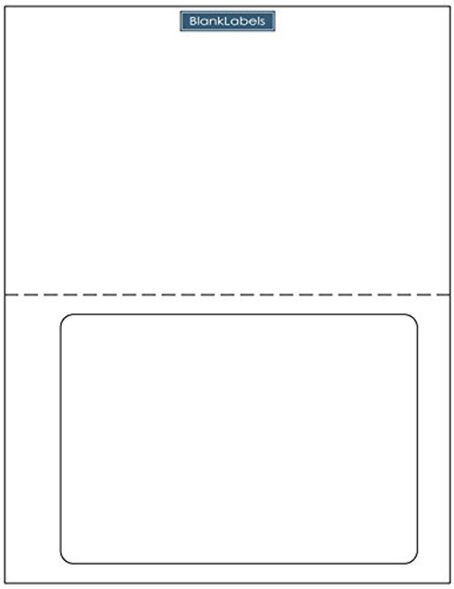 100 LaserInk Jet Labels Click-N-Ship with Tear Off Receipt -Perfect for USPS!