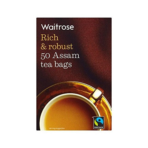 Assam Tea Bags Waitrose 50 per pack - Pack of 2
