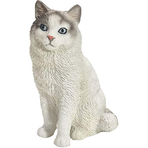 Sandicast Small Size Bicolor Ragdoll Cat Sculpture