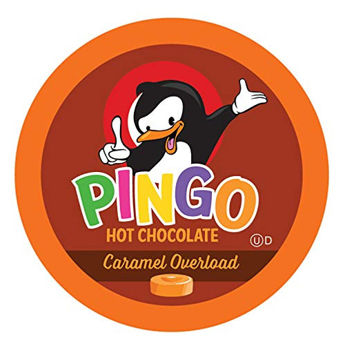 Pingo Hot Chocolate Pods for Keurig K-Cup Brewers Caramel Overload 40 Count Pingo Hot Chocolate Pods for Keurig K-Cup Brewers Caramel Overload 40 Count