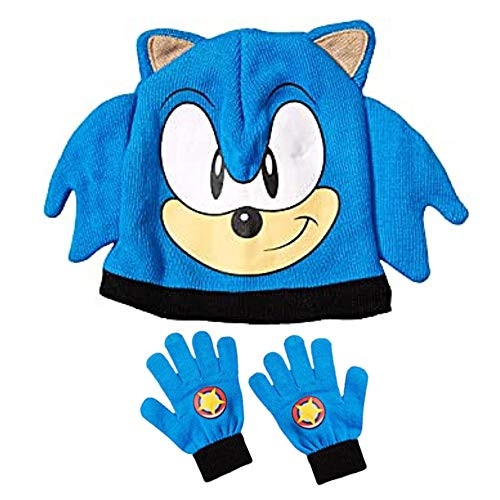 Sonic the Hedgehog boys Sonic Winter BeanieBlue Classic Sonic Sonic the Hedgehog boys Sonic Winter BeanieBlue Classic Sonic