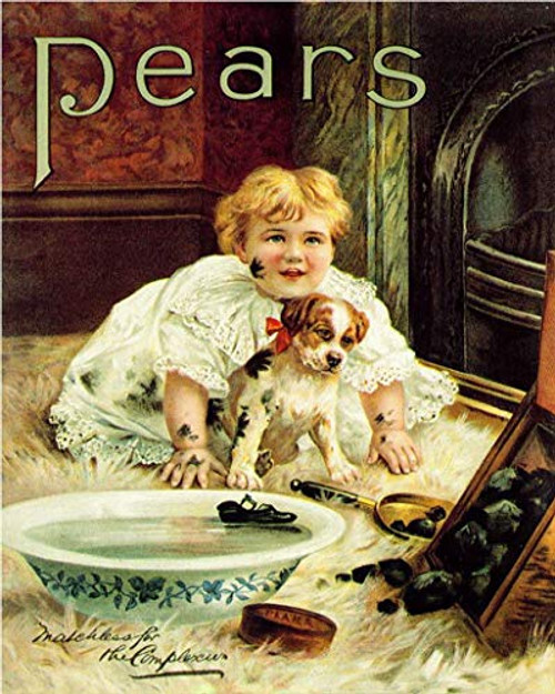 Houseuse 12x16 inch Metal Sign Pears Soap Puppy Muddy Paws Matchless for The Complexion Vintage Style Nostalgic Metal Advertising Wall Sign Retro Art Houseuse 12x16 inch Metal Sign Pears Soap Puppy Muddy Paws Matchless for The Complexion Vintage Style Nostalgic Metal Advertising Wall Sign Retro Art