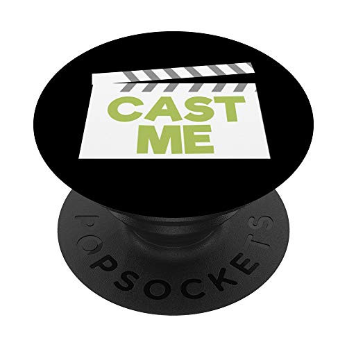 Cast Me Actor Actress Theatre Funny Casting PopSockets PopGrip Swappable Grip for Phones  and  Tablets