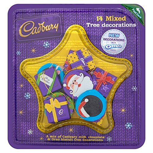 Cadbury Dairy Milk Mixed Chocolate Tree Decoration With Oreo Pieces 136 g Cadbury Dairy Milk Mixed Chocolate Tree Decoration With Oreo Pieces 136 g