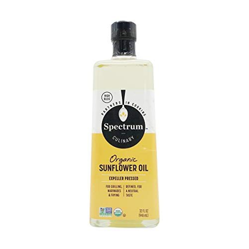 Spectrum Naturals Organic Hi Heat Sunflower Oil 32 Ounce