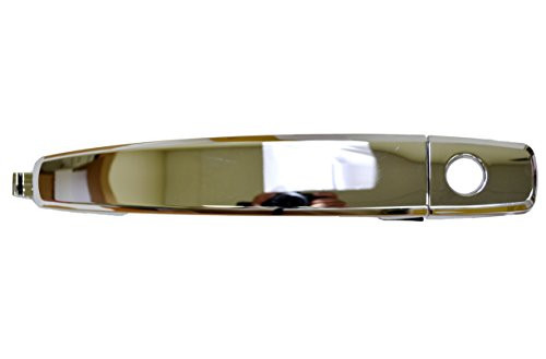 PT Auto Warehouse GM-3003M-F - Outside Exterior Outer Door Handle Chrome - with Keyhole Front Left or Front Right