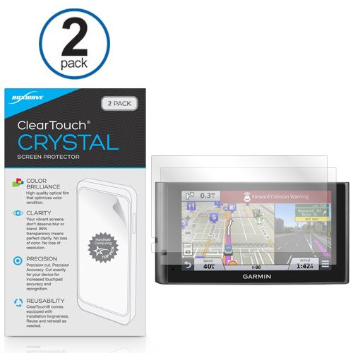 Garmin NuviCam Screen Protector BoxWave ClearTouch Crystal 2-Pack HD Film Skin - Shields from Scratches for Garmin NuviCam Garmin NuviCam Screen Protector BoxWave ClearTouch Crystal 2-Pack HD Film Skin - Shields from Scratches for Garmin NuviCam