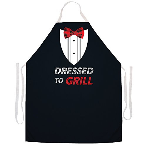 Attitude Aprons 2504 Dressed to Grill Apron