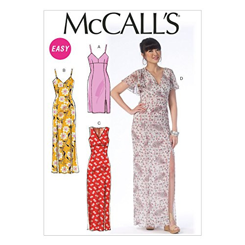 McCalls Patterns M7161 Misses Dresses Sewing Template A5 6-8-10-12-14