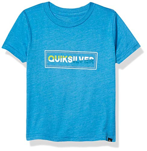 Quiksilver Little Final COMP Boys TEE Mediterranean Blue Heather 6