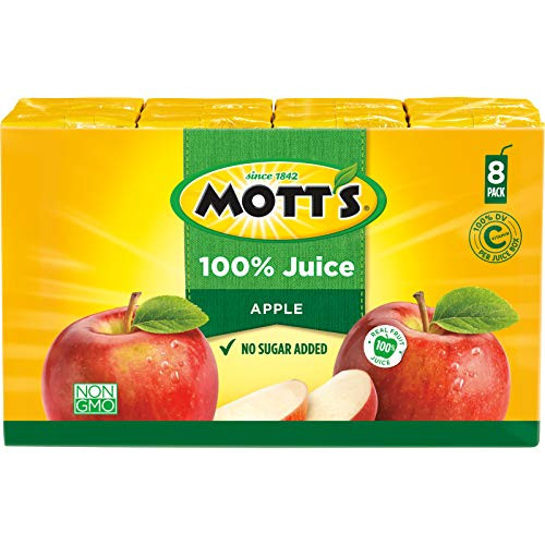 Motts Original Apple 100% Juice 6_75 Fluid Ounce Juice Box 8 Count