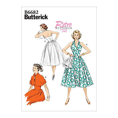 Butterick B6682A5 Womens Vintage Dress and Jacket Sewing Patterns Sizes 6-14