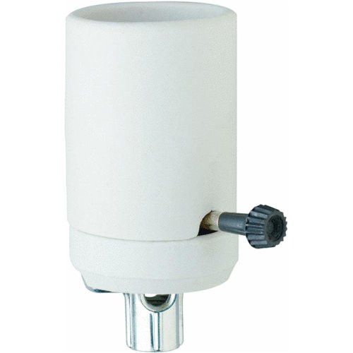 Pass  and  Seymour Turn Knob Socket Porcelain Turn Knob Two Circuit 250 V Mogul Base