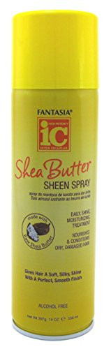 Fantasia Shea Butter Sheen Spray 14 Ounce 414ml 2 Pack