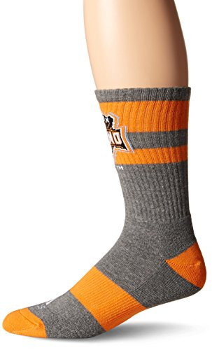 MLS Houston Dynamo Mens SP17 Athletic Crew Socks Gray Size 9-11