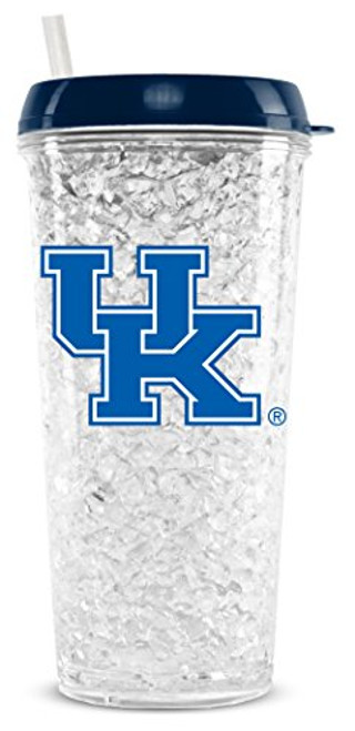 NCAA Kentucky Wildcats 16oz Crystal Freezer Tumbler with Lid and Straw NCAA Kentucky Wildcats 16oz Crystal Freezer Tumbler with Lid and Straw