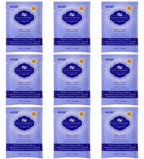 Hask Argan Blonde Care Deep Conditioner Packette 1_75 Ounce 9 pieces Hask Argan Blonde Care Deep Conditioner Packette 1_75 Ounce 9 pieces
