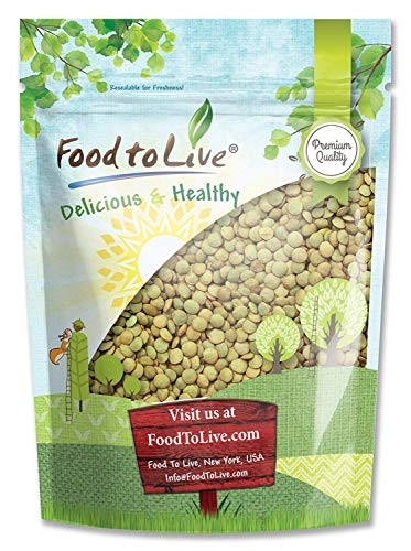 Green Lentil Whole 3 Pounds  Kosher Bulk