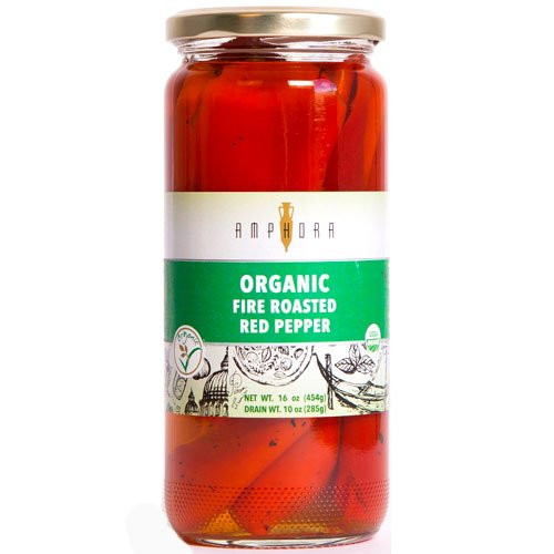 Amphora - Organic Fire Roasted Red Peppers 16oz