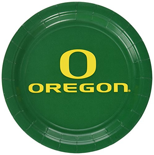 Mayflower Distributing Company 55183 (12 Count) University Of Oregon Plate, 7", Multicolor