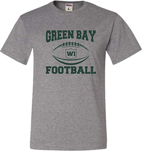 Go All Out YXL 18-20 Oxford Youth Green Bay Football T-Shirt