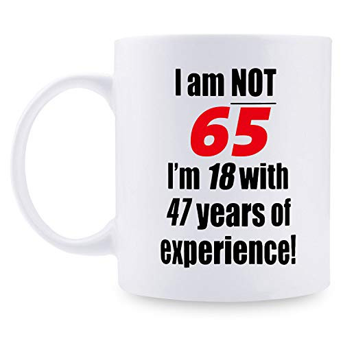65th Birthday Gifts for Women - 1954 Birthday Gifts for Women 65 Years Old Birthday Gifts Coffee Mug for Mom Wife Friend Sister Her Colleague Coworker - 11oz