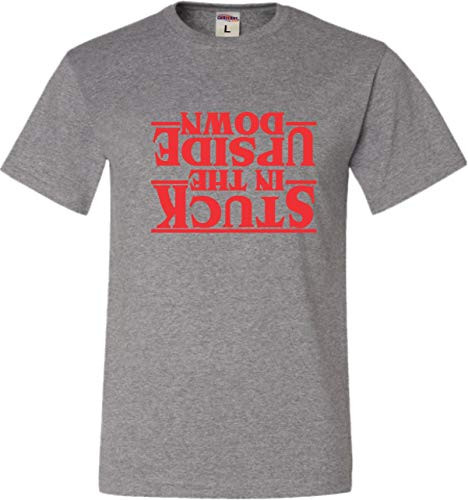 Go All Out YXL 18-20 Oxford Youth Stuck in The Upside Down T-Shirt