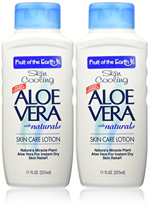 Fruit Of The Earth Bogo Lotion Aloe Vera Skin Cooling 11 Ounce 325ml 2 Pack Fruit Of The Earth Bogo Lotion Aloe Vera Skin Cooling 11 Ounce 325ml 2 Pack