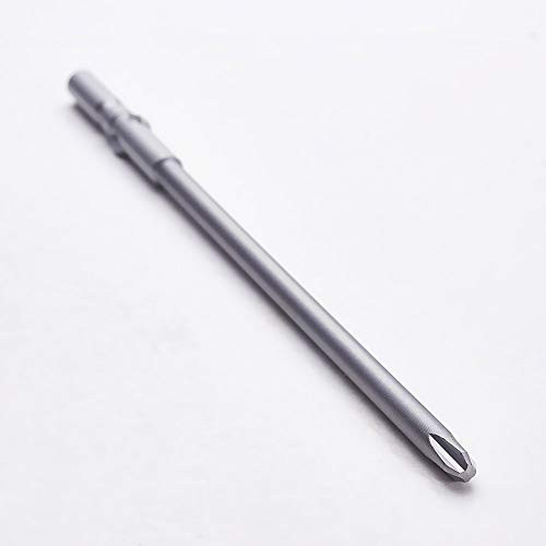Utoolmart 5mm Round Shank 120mm Length 4mm PH2 Phillips Magnetic Screwdriver Bits 10Pcs