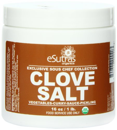Esutras Organics Clove Salt 16 Ounce