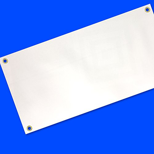 4 Less CO 2x3 Ft Blank Vinyl Banner White Sign