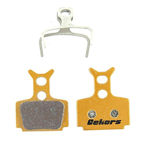 Gekors Metallic Bicycle Disc Brake Pads for Formula The OneR0R1RXC1Mega 1 Pair with a Spring Golden Gekors Metallic Bicycle Disc Brake Pads for Formula The OneR0R1RXC1Mega 1 Pair with a Spring Golden