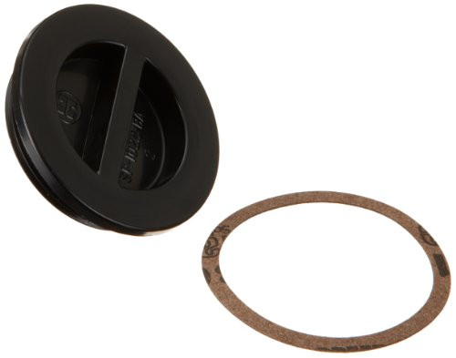 Hayward SP1022BBLK 1-12-Inch Black MPT Flush Plug with Gasket