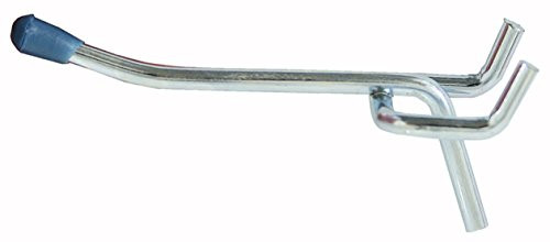 Crawford Zinc Plated Silver Steel 4 in_ Peg Hooks 3 pk