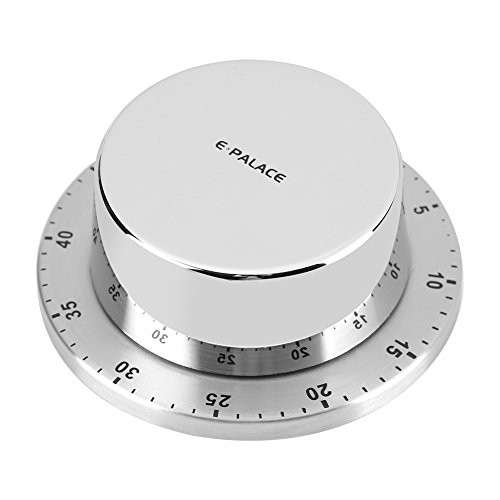 ZJchao Kitchen Timer Manual Timer 60 Minute Timing Loud Alarm Magnetic Countdown for Cooking Baking
