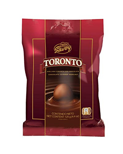 Nestle Savoy Toronto Avellana Cubierta con Chocolate Chocolate Covered Hazelnut 125g containing 14 pieces 3 Pack