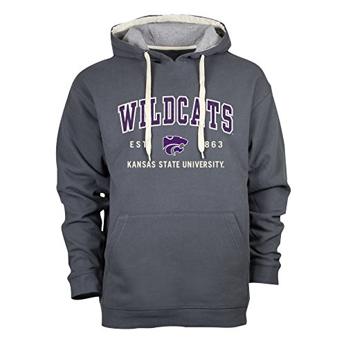 Ouray Sportswear NCAA Kansas State Wildcats Mens Peerless DLX Dark GreyPremium Heather XX-Large Ouray Sportswear NCAA Kansas State Wildcats Mens Peerless DLX Dark GreyPremium Heather XX-Large