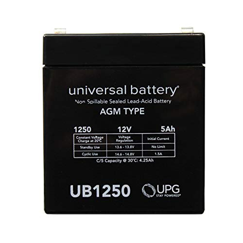 12V 5AH SLA Battery Replacement for DSC Power 632 Hybrid Security System