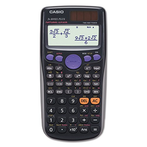 Casio FX300ESPLUS FX-300ESPLUS Scientific Calculator 10-Digit Natural Textbook Display LCD