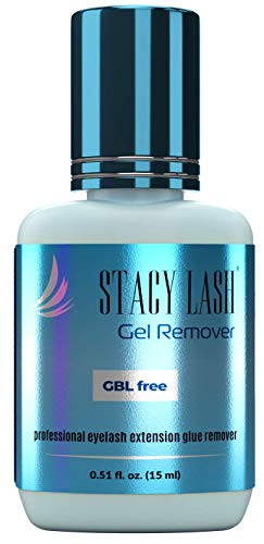 Gel Remover for Eyelash Extension Glue Stacy Lash 0_51 fl_oz  15 ml  GBL FreeFast Lash Adhesive Dissolution time - 60 SecondsAquamarine Color and Pleasant Smell