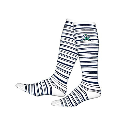 Notre Dame Fighting Irish NCAA Adult Womans Striped Knee High -9-11 Socks Notre Dame Fighting Irish NCAA Adult Womans Striped Knee High -9-11 Socks