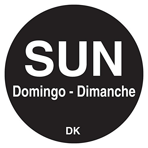 DayMark Day of the Week 3/4" Circle Permanent Label SUN (Roll of 1,000) DayMark Day of the Week 3/4" Circle Permanent Label SUN (Roll of 1,000)